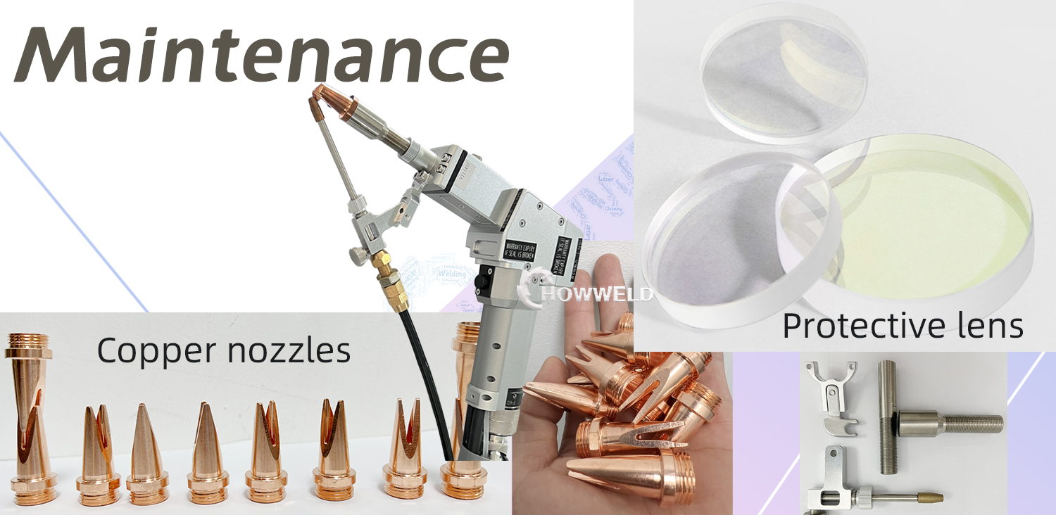 handheld laser welding mainenance howweld