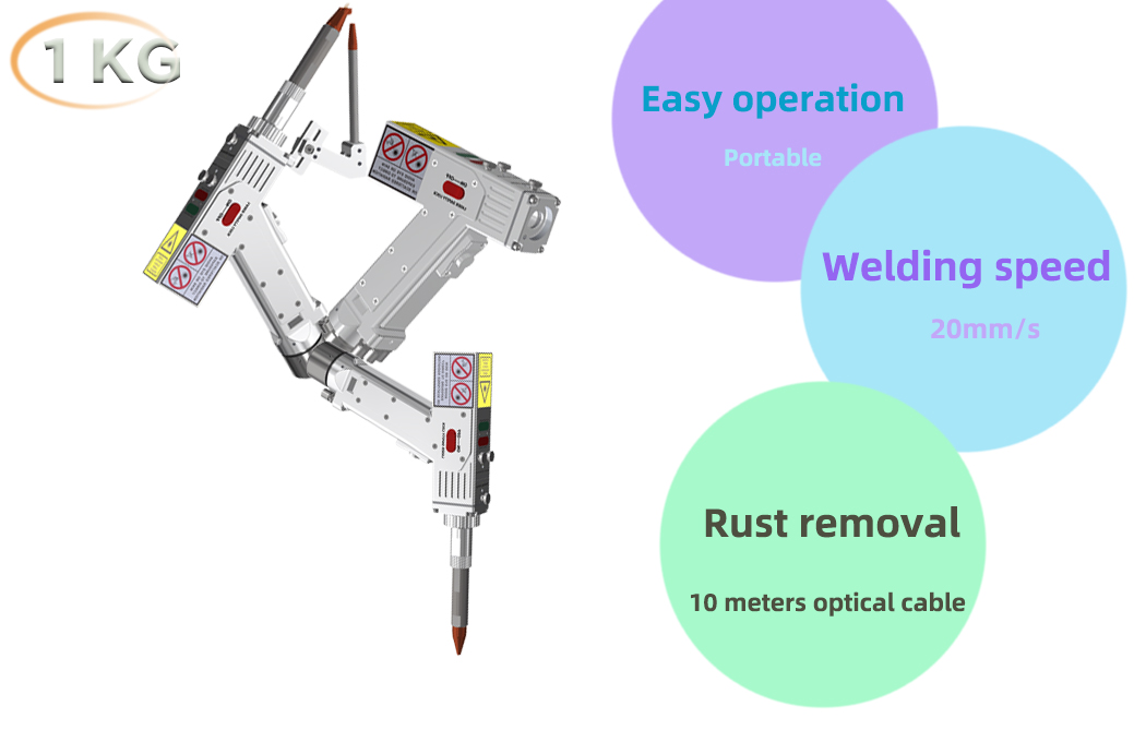3in1 laser cleaning welding machine