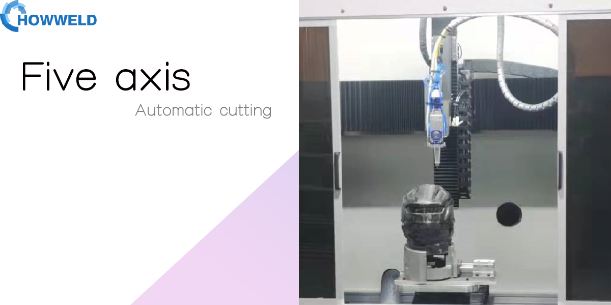 Plastic materials fiber laser cutting 3D_HWLAZER