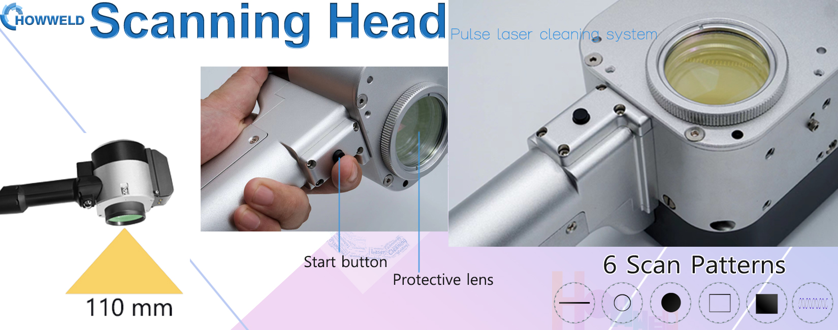 laser cleaning head howweld