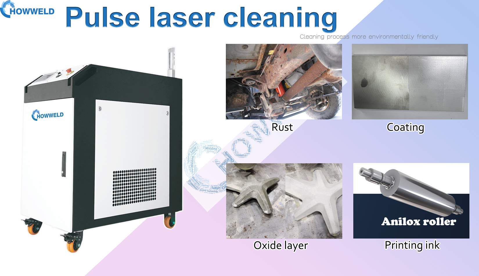 pulse laser remove coating