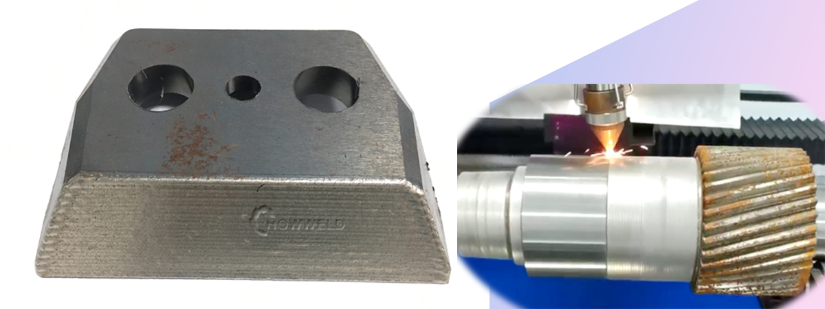 laser cladding for roller for repairing