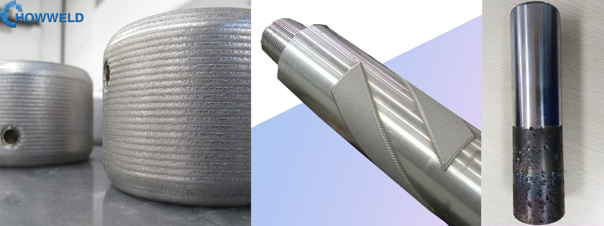 repair roller shaft howweld laser cladding system