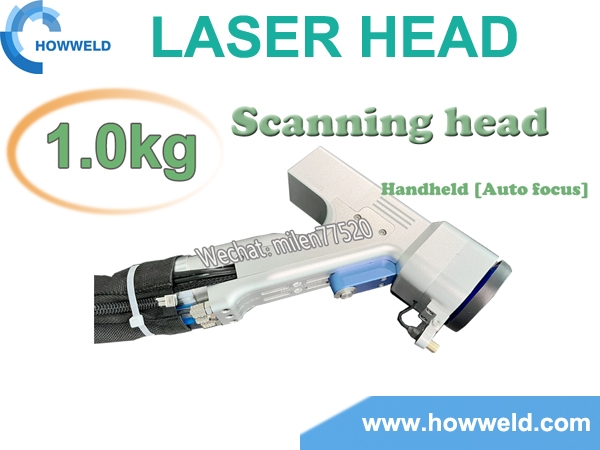 1kg weight laser head for laser cleaning system