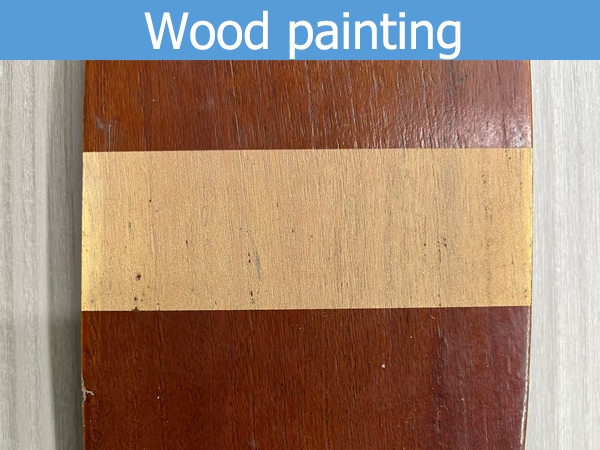 How to remove painting from wood plate surface?