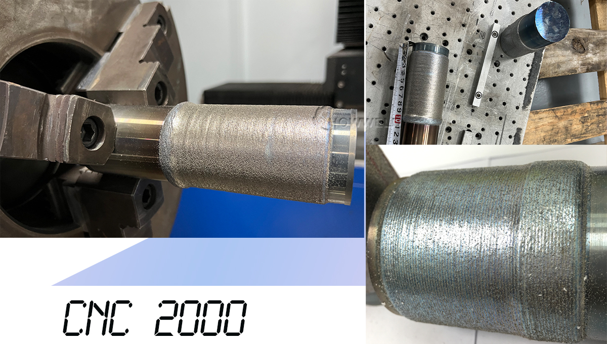 after cladding 50 HRC HOWWELD