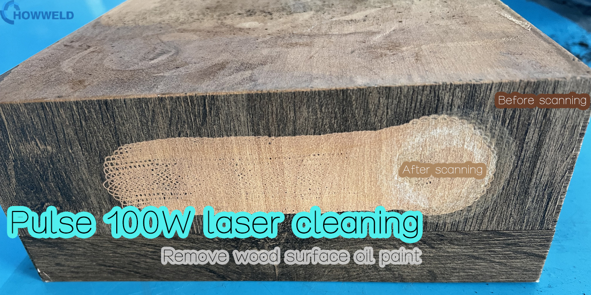 Portable mini size pulse laser cleaning machine