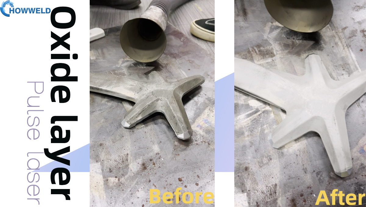 aluminum oxide layer remove by pulse laser