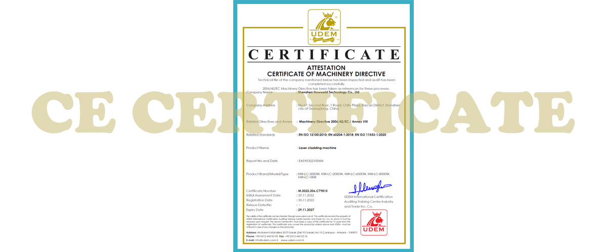 fiber laser cladding system for remanufacturing bear surface