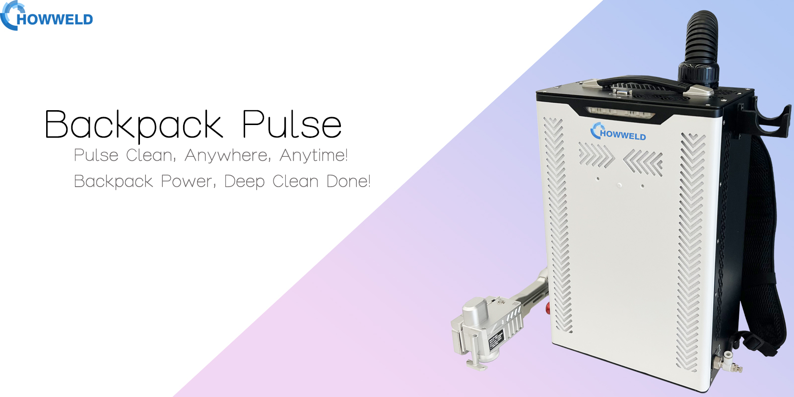 Backpack Battery Version pulse cleaning machine